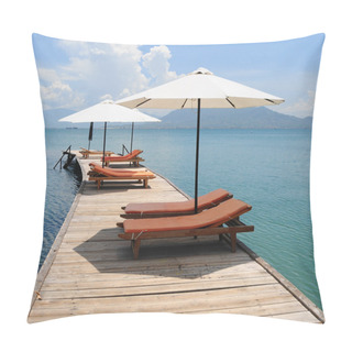Personality  View Of Luxury Resort At Phan Thiet Pillow Covers