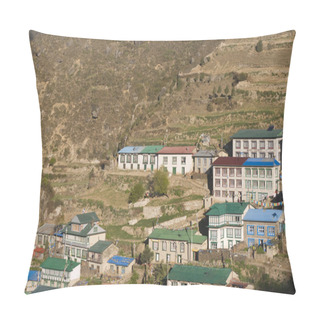 Personality  Himalayan Houses Pillow Covers
