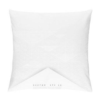 Personality  Vector Abstract Geometric Shape From Triangles.  Pillow Covers