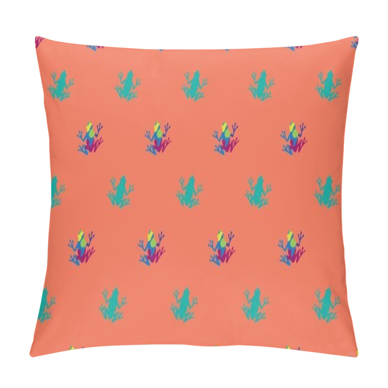 Personality  Colored background with different accessories pillow covers