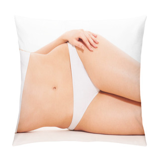 Personality  Woman's Body In White Underwear Pillow Covers