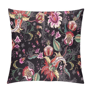 Personality  Tropical Fantasy Floral Seamless Pattern  Pillow Covers