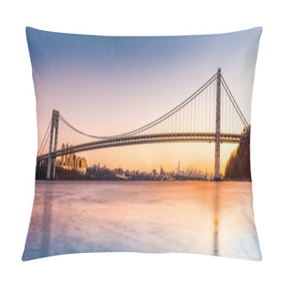 Personality  George Washington Bridge Panorama Pillow Covers