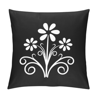Personality  Flowers - Minimalist And Simple Silhouette - Vector Illustration Pillow Covers