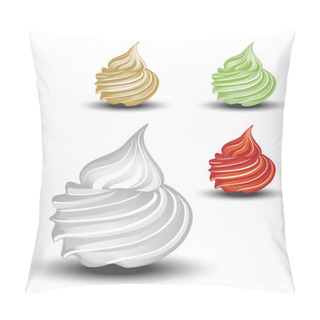 Personality  Vector Whipped Cream Pillow Covers
