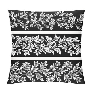 Personality  Seamless Floral Pattern With Roses Pillow Covers