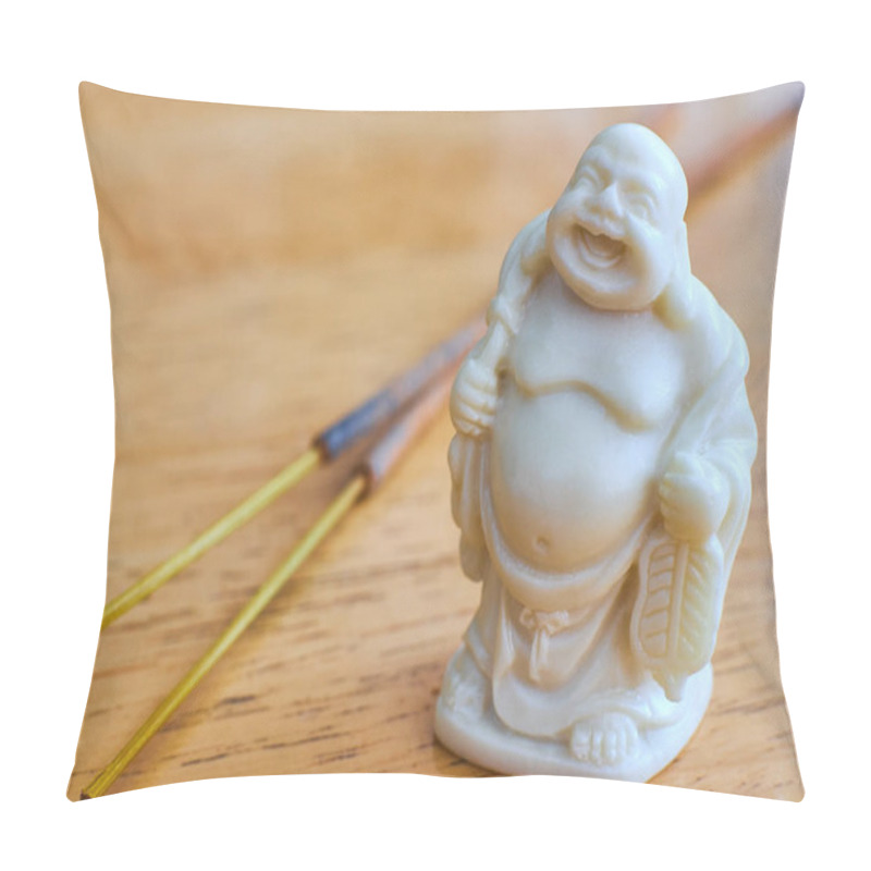 Personality  The value of the figure of the God of wealth hotea. Hotei is the God of wealth, happiness and fun in Feng Shui. The laughing Buddha, Hotei, the Buddha of abundance  and that not all of his nicknames. pillow covers