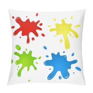 Personality  Paint Splashes Pillow Covers