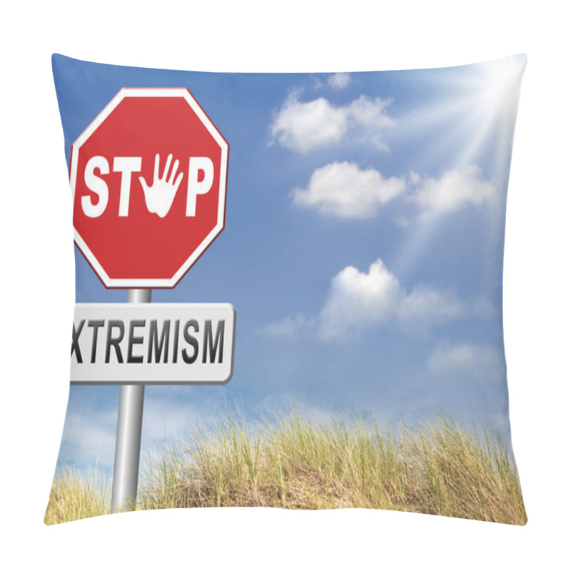 Personality  Stop Extremism,  No Discrimination Pillow Covers