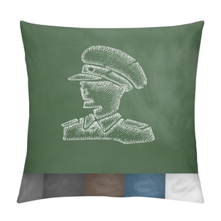 Personality  General Icon. Hand Drawn Illustration Pillow Covers