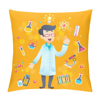 Personality  Chemist Scientist Character Pillow Covers
