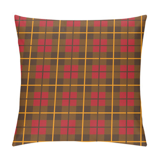 Personality  Scottish Plaid Pattern Seamless Vector Pillow Covers