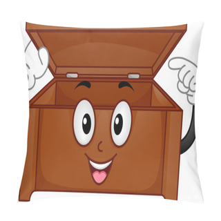 Personality  Wooden Chest Mascot Pillow Covers