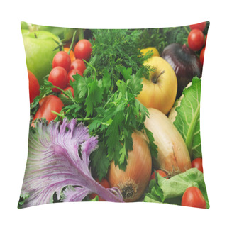 Personality  Fresh Fruits And Vegetables Pillow Covers