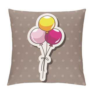 Personality  Amusement Park Balloons Theme Elements Pillow Covers