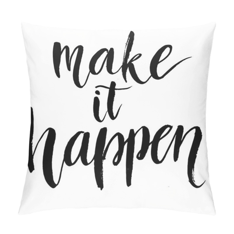 Personality  Black inspirational quote isolated pillow covers