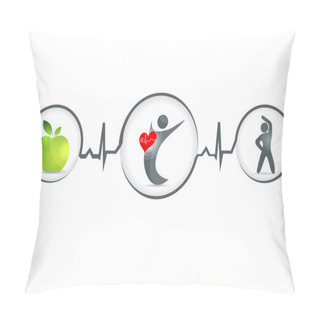 Personality  Wellness And Healthy Heart Pillow Covers