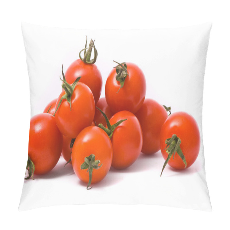 Personality  Cherry Tomatoes On Studio White Pillow Covers