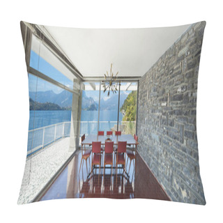 Personality  Old Dining Room Of An Apartment Pillow Covers