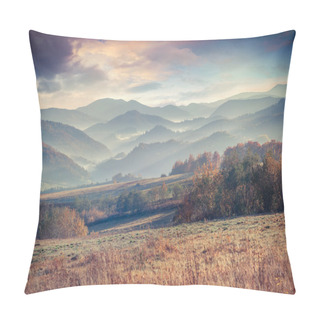 Personality  Morning In The Carpathian Mountains. Pillow Covers