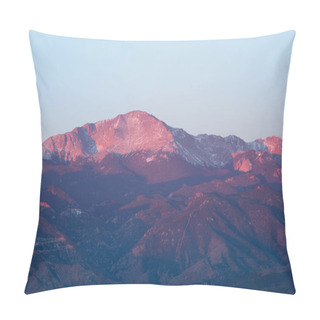 Personality  The Glow On Pikes Peak, Colorado Springs Colorado Pillow Covers