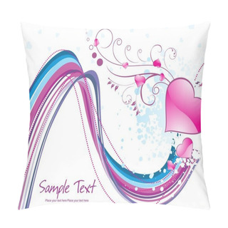 Personality  Grungy Love Background, Illustration Pillow Covers