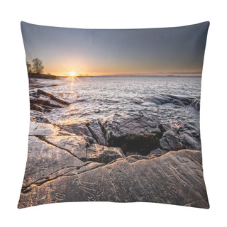 Personality  Seaside Sunset Landscape Pillow Covers