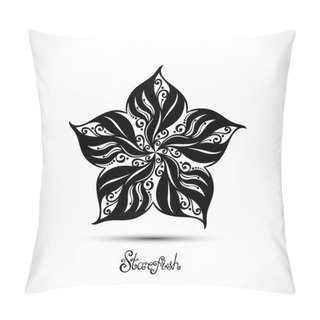 Personality  Monochrome Abstract Starfish Pillow Covers