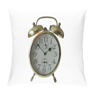 Personality  Old Alarm Clock With Clipping Paths Pillow Covers