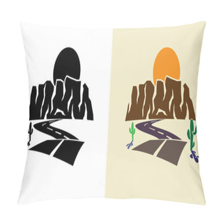Personality  Canyon And Sunset Pillow Covers