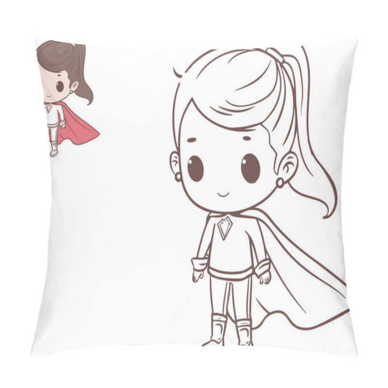 Personality  These delightful superheroine coloring pages are designed to inspire creativity and empower children with illustrations of young female heroes in action, perfect for fostering imagination and fun. pillow covers