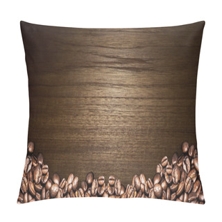 Personality  Coffee Abstract Illustration And Menu Background Pillow Covers