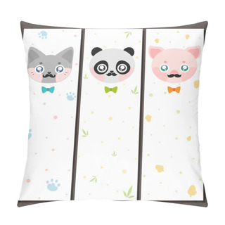 Personality  Hipster Animal Banner Pillow Covers