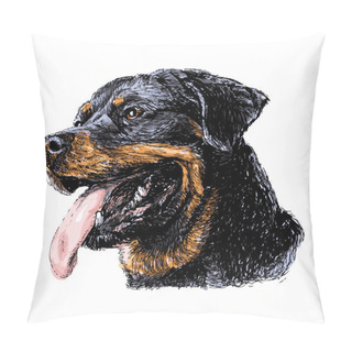 Personality  Rottweiler Pillow Covers