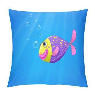 Personality  A Colorful Fish Under The Sea Pillow Covers