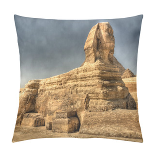 Personality  HDR Image Of The Sphinx At Giza. Egypt. Pillow Covers