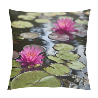 Personality  Water Lillies Pillow Covers