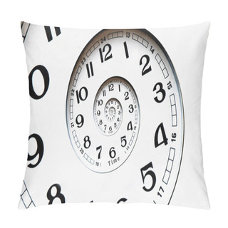 Personality  Twisted Clock Face Pillow Covers