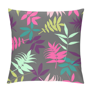 Personality  Seamless Tropical Leaves Vector Pattern Background Pillow Covers