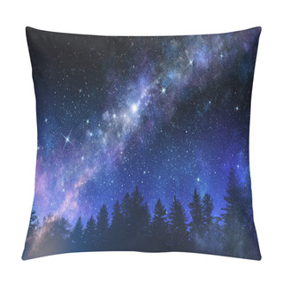 Personality  Night Forest Scene Pillow Covers
