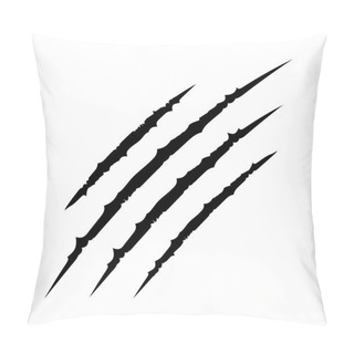Personality  Black Bloody Claws Scratches Pillow Covers