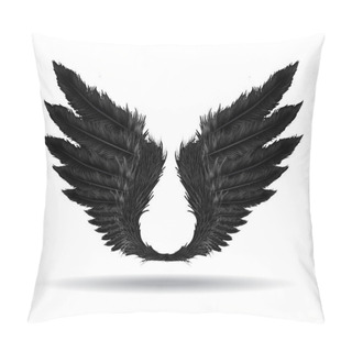 Personality  Wings Of Darkness Pillow Covers