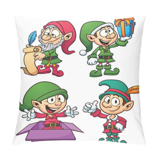 Personality  Christmas Elves Pillow Covers