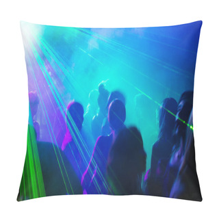 Personality  Party Dancing Under Laser Light. Pillow Covers
