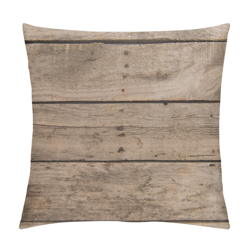 Personality  Brown Wooden Background Pillow Covers