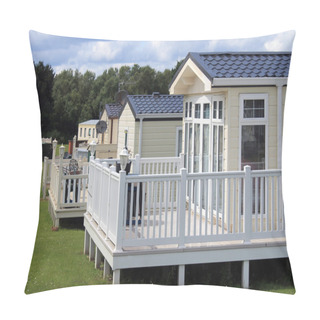 Personality  Caravan Trailers In Park Pillow Covers