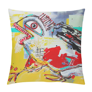 Personality  Art Composition Of Crazy Bird Pillow Covers