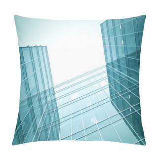 Personality  Modern Glass Building Skyscrapers Of Business Center Pillow Covers