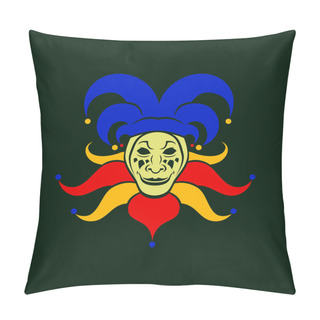 Personality  Cartoon Joker Character In Cap With Bells Pillow Covers