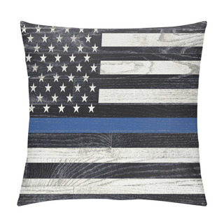 Personality  Law Enforcement Support Flag Pillow Covers